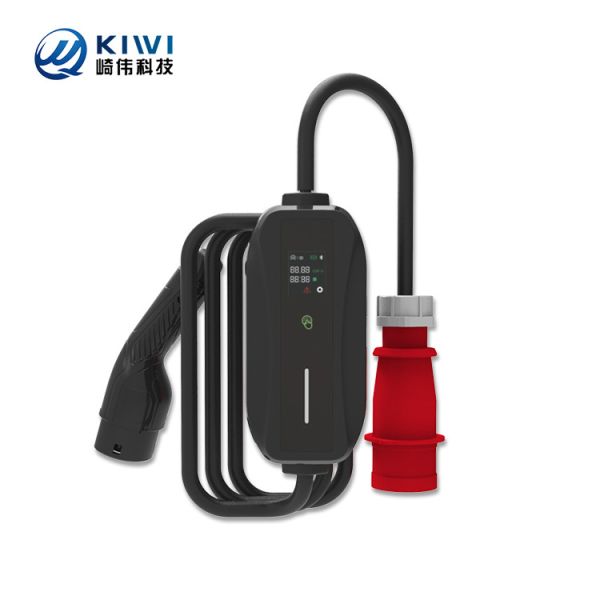 Type-2 Plug and Cable 11kW 380V 16A Portable EV Charger for Electric Vehicle