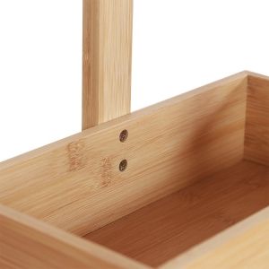 Contemperary Standing Bamboo Storage Rack Shelf Storage 3 Tier