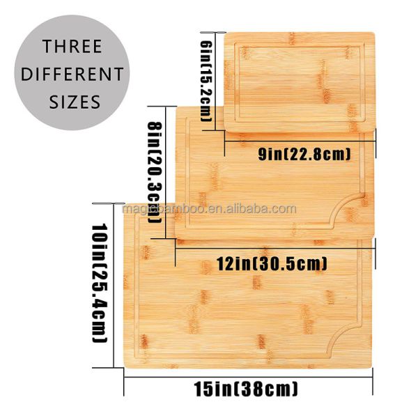 Versatile Solid Wood Cutting Board Perfect for All Your Kitchen Needs M 30.5*20.3*2.5