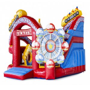 Wholesale 0.55mm Pvc Tarpaulin Inflatable Bouncer Combo inflatable jumping castle from china suppliers