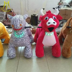 Wholesale Hansel amusement park walking motorized plush riding animal kiddie rides from china suppliers