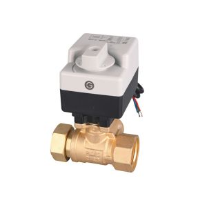 DC12V Polypipe Temperature Control Valves PN10 Manual Override