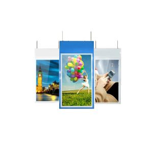 43" 49" Double Sided LCD Display , Hanging LCD Window Display Super Flat