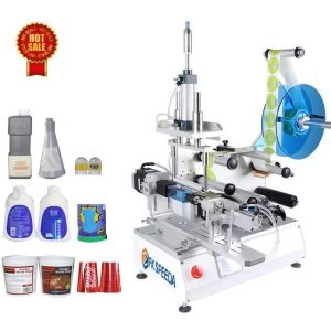 FK616 Semi Automatic Manual Square Bottle Labeling Machine for Small Scale