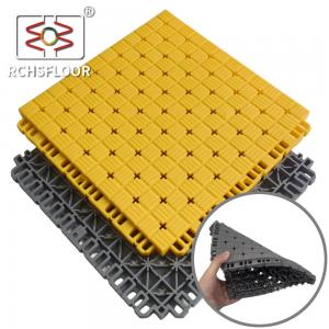 China 16mm TPE Sports Court Surface Tiles Outdoor Badminton Court Mat on sale
