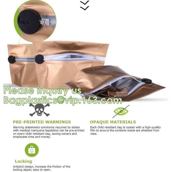 smell proof zipper plastic cookie mylar childproof jokes up customized zipper children resistant airtight runtz peva bag