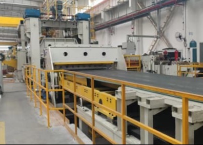 15~20m/Min Plate Production Line Speed Uncoiling CNC Leveling Cutting Line 35tons Coil Weight