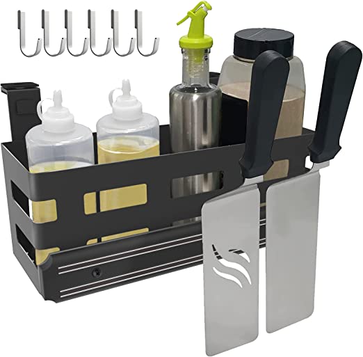 Space Saving BBQ Caddy No Drill Storage Box for Easy Install Kit Number 2 Accessories