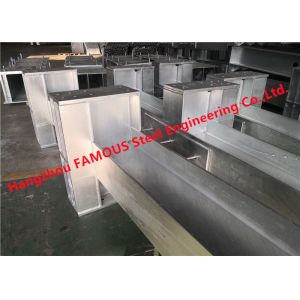 1260 Tons Galvanized Steel Structure Members for Bridge Exported to Oceania