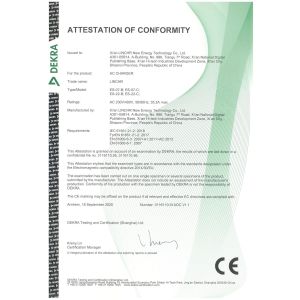 LINCHR NEW ENERGY Certifications