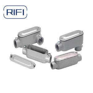 1/2"-2" Electrical Conduit Outlet Box EMT Rigid Conduit Body With Cover And