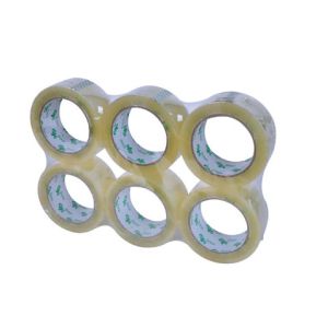 Single Sided Transparent BOPP Packaging Tape Tensile Strength With SGS ROHS
