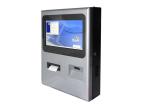 Wallmount Interactive IR Touchscreen Kiosk with QR code and Bar Code Reader and