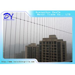 Protection Wire Mesh 7X7 Stainless Steel Wire Rope Balcony Invisible Safety