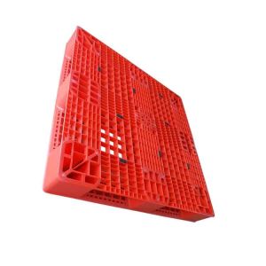 Wholesale 1100 X 1100 Industrial Plastic Pallets Red HDPE from china suppliers