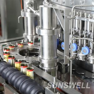 SS316L Aluminum Beverage Can Filling Machine 415V Juice Rotary Canning