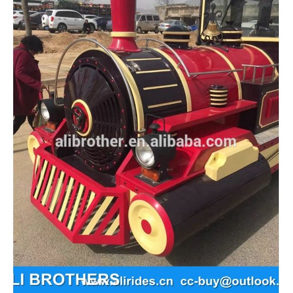 china amusement rides trackless train/diesel trackless train for amusement park/india tourist train
