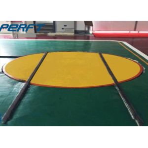 Customized Industrial Material Handling Turntable with Rails for Material