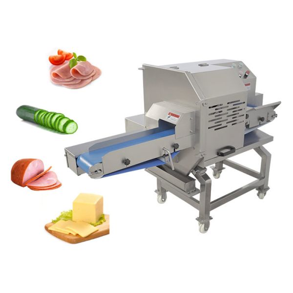 Industry Automatic Bacon Sausage Burger Slicing Cooked Meat Slicer Delicatessen