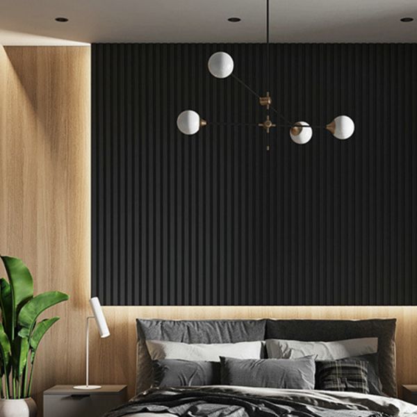 Easy to Install DIY Indoor WPC Wall Panel Interlocking Wall Decoration Cladding