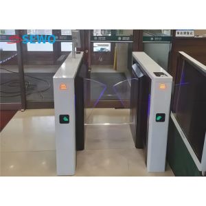 Face Recognition Flap Barrier Turnstile Pedestrian Entrance Gate Security