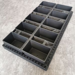 Wholesale Rustproof 10 Straps PTFE Coating Bread Pan Set , Loaf Baking Tray from china suppliers