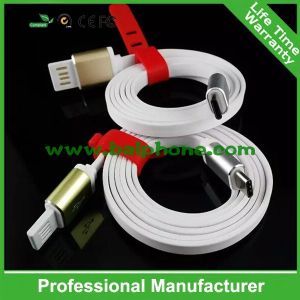 High speed 1m USB data sync double-sided and charging cable for Samsung