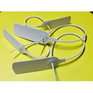 Bulk White Plastic Cloth Security Tag On Clothing Rectangle