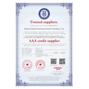 Beijing DTS Detection Environmental Protection Technology Co., Ltd. Certifications
