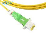 FTTH FTTB FTTX SC APC Optical Fiber Patch Cord Auto Shutter Connector