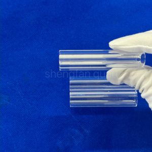 Customized High Purity Transparent Polished Clear Glass Tube Furnace