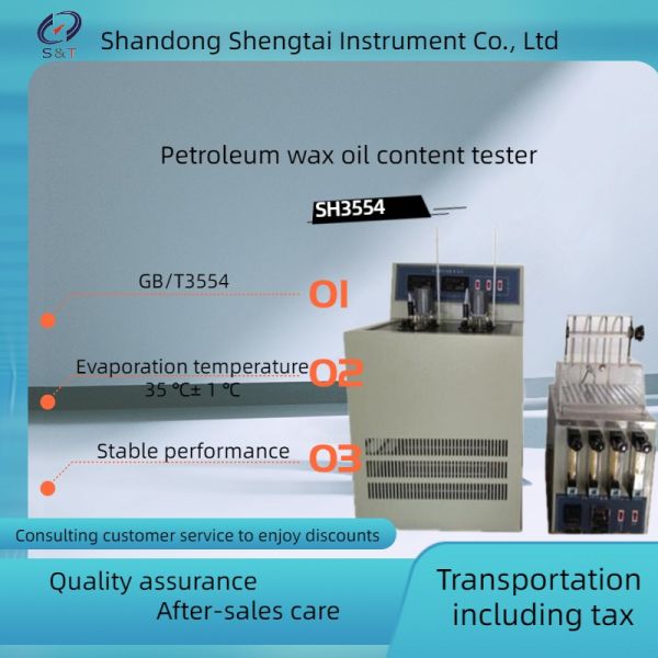 SH3554 Petroleum Wax Oil Content Tester Butanone Toluene Method Two Baths And Eight Holes