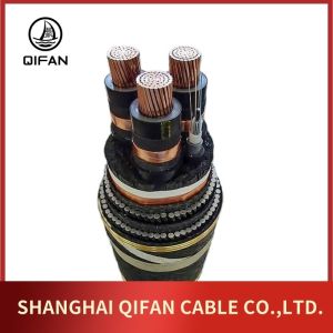 Three Core 8.7/15kv Steel Wire Armoured Submarine Undersea Power Cable