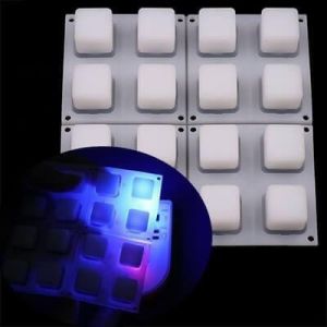 Translucent 4x4 POS Terminal Custom Silicone Rubber Keypads