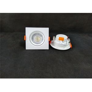 3W Adjustable Angle SMD Recessed Ceiling Spotlights , White LED Downlights