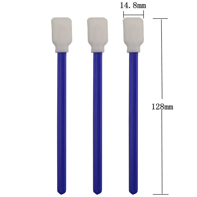 128mm Length Cleanroom Printer Toner Cleaning Swab High Absorbency