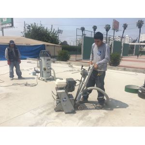 Electric Concrete Scarifier Machine With 6 Point Scarifying Asphalt Milling