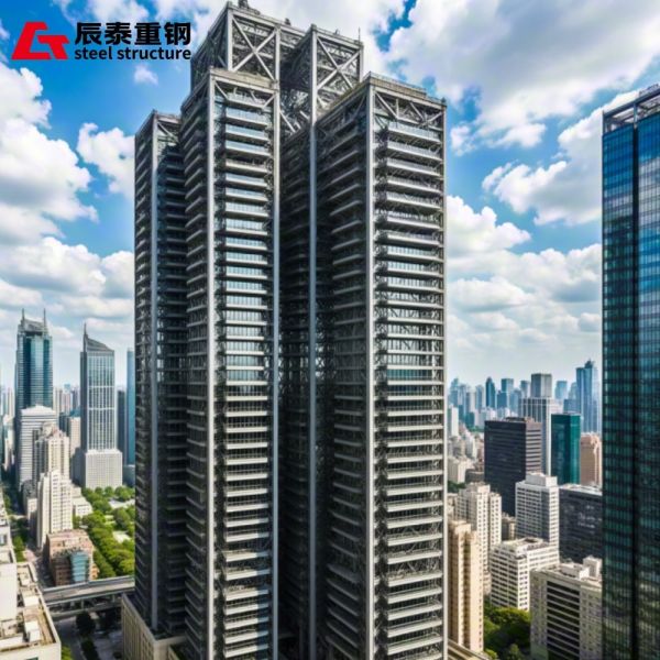 High Strength Multi Layered Commercial Office Residential Steel Structure