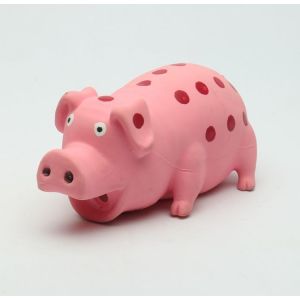 China Color size customized durable latex pig toy dog toy chew on sale