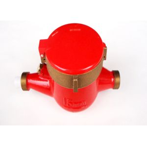 Brass Multi Jet Hot Water Meter With Magnetic Drive, LXSGR-15E