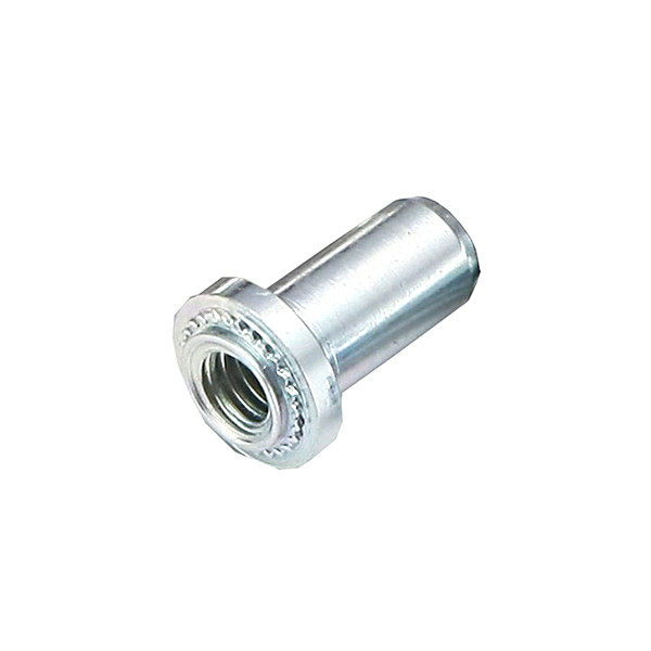 Quality Titanium Silver Knurled Swage Nut Press-in Nut M0.6-M3 For Bumper Shield Retainer for sale
