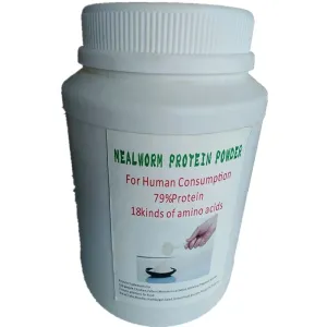 Wholesale 71% Protein Content Mealworm Protein Powder for Feed Grade with Antibacterial Peptides from china suppliers