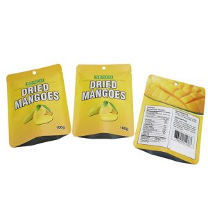 China Dried Fruit Packet Foil Resealable Snack Packaging Bags on sale