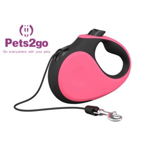 Retractable Pet Leash Plastic Case Dog Solid Abs Retractable Pet Leash