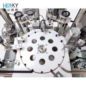 20ml Vial Monoblock Rotary Liquid Filling Machine With Ceramic Plunger Pump