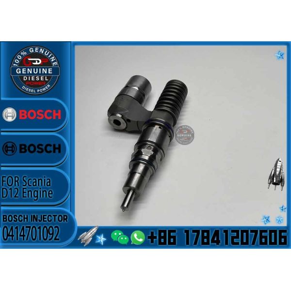 Genuine diesel fuel Injection pump common rail fuel Injector 1734493 0414701092 for for SCANIA DC13076A