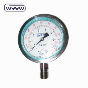 Wholesale shock resistant back brass mount pressure gauge customized range from china suppliers
