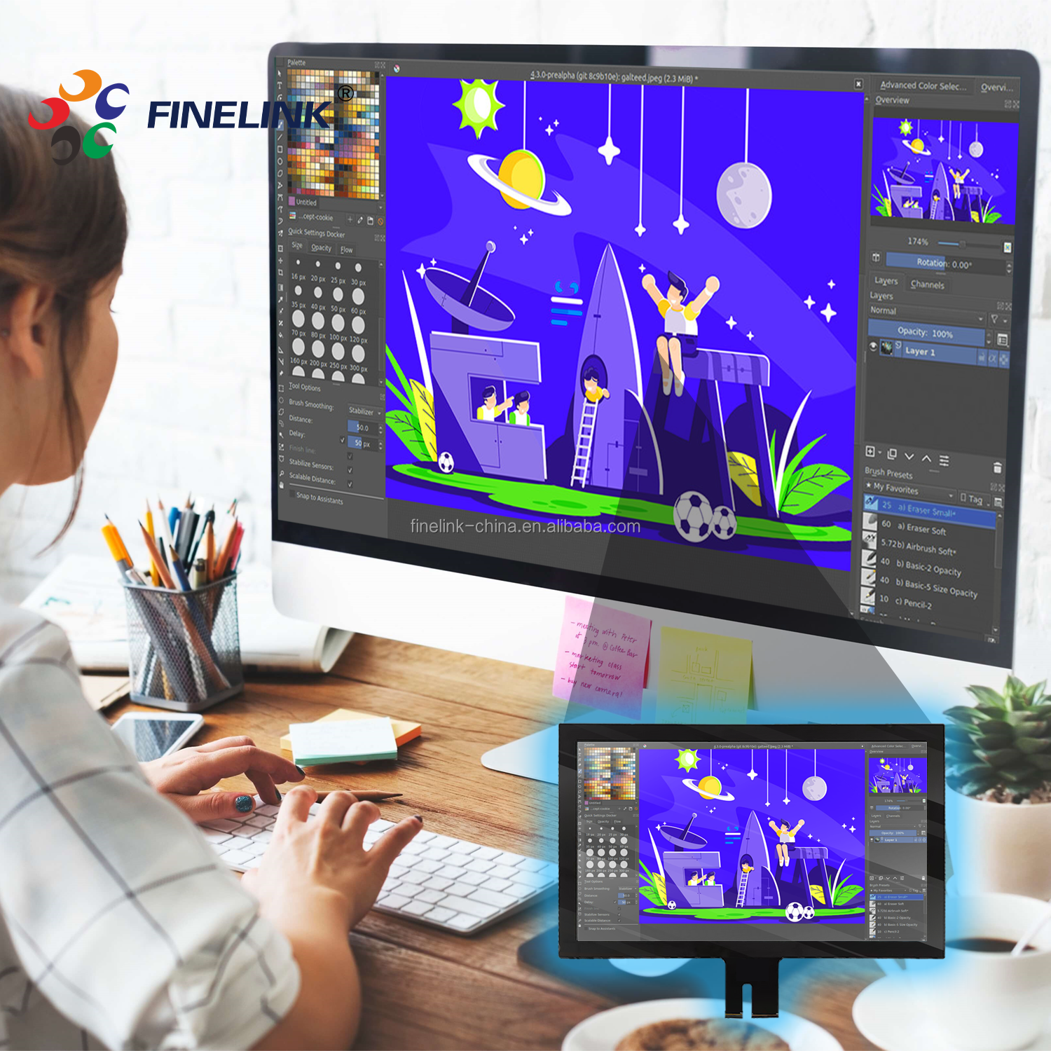 19.5 Inch Multi Touch Capacitive Touchscreen