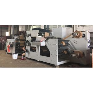RY- 50 New one color multicolor flexo printing machine with three die cutting
