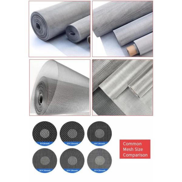 Customizable 30m-100m Stainless Steel Security Screen mesh Non Rusting